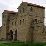 UK - South Shields - Gatehouse at Arbeia Roman Fort