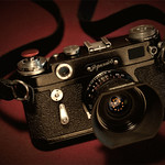 365 Day 292: Camera Porn: "Black Paint" Zorki 6 with a Voigtlander 35/2.5 Color Skopar "C" Lens