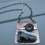 Carol's Tibetan stone necklace