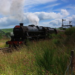 44932 departs Hellifield with the Waverly