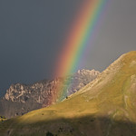 Arc en ciel apr&egrave;s l'orage