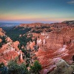Moonrise over Bryce Canyon