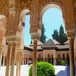The Alhambra, Court of the Lions, Granada Spain