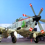 1:72 Vought A3U-2 "Sea Scorpion", aircraft '(ME) 197/BuNo 143556' of VMA-133 &lsquo;Dragons&rsquo;, U.S. Marine Corps (Marine Aircraft Group 42, 4th Marine Aircraft Wing), based at NAS Alameda, summer 1958 (Whif/Kitbashing)