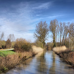 Beau paysage d' &Icirc;le de France.