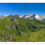 This is me : My Alpine Paradise no. 2 : "Plan de La Chaux" and the "Massif of Mont Blanc". Taken from the "Lac de Fen&ecirc;tre". Canton of Valais, Switzerland, Italy, France. Izakigur : 22.08.16, 13:06:48.
