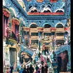 antique colour magic lantern slides