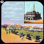 antique colour magic lantern slides