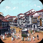 antique colour magic lantern slides