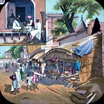 antique colour magic lantern slides