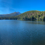 light streams on Bear Lake