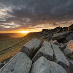 Higger Tor sunset.
