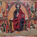 Frontal de altar de Sant Lloren&ccedil; Dosmunts (mediados de siglo XII). Museu Episcopal de Vic