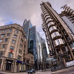 Lloyd's Building. London "Fisheye Vision"
