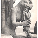 Paris - Notre-Dame - Chimera Having a Snack. And The Fire.