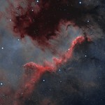 North America Nebula - The Cygnus Wall - Bicolor