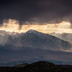 Rainy Day Over Bishop and the Sierra Crest