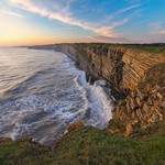 Nash Point golden hour