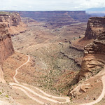 Shafer Canyon Road in Canyonlands National Park