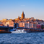 Galata Tower View from Eminonu Pier