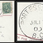 British Columbia / B.C. Postal History - 17 July 1909 - PORT ESSINGTON, B.C. (duplex cancel / postmark) to New Baden, Illinois / USA