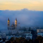 St. Ignatius through the fog