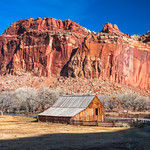 Gifford Homestead Barn Capitol Reef National Park Winter Fuji GFX100 Utah Fine Art Landscape Photography! Elliot McGucken Fine Art American West Landscape Nature Photography! Fujifilm GFX 100 & FUJINON Fujifilm GF 45-100mm f/4 R LM OIS WR