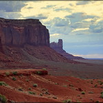 Morning Scene - Monument Valley - Panorama, Utah