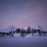 One evening in April!