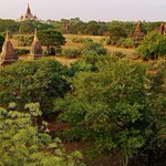 MYANMAR ,Burma - Old-Bagan, Sonnenuntergang mit Blick von der imposanten Shwesandaw-Pagode(Tempel), 78298/13578