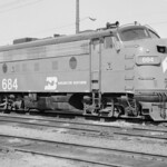 Burlington Northern EMD F7 684