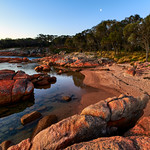 A Solitary Figure at Sunset