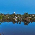 Full Moon Rising over the Gorge