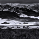 Franklin Mountain Winter Impressions BW