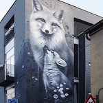Kitsune (Jolien De Waele), Street Art Ghent, Belgium