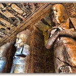 TEMPLE STATUES, ABU SIMBEL, EGYPT