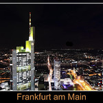 Frankfurt am Main in der Nacht