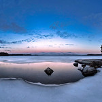 Spring thaws on the lake