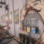 Le vieux caf&eacute; de la plage