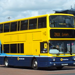 SK06EYG Stuart's of Carluke ALX 400 ex Dublin Bus AX525 06 D 30525 , departing Glasgows Buchanan Street Bus station with a 241x to Lanark