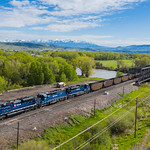 MRL 4401 SD70ACe - C SXMRBG1 88F Helper @ Livingston, MT