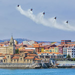 Sobrevolando Gij&oacute;n!!