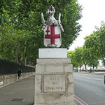 Victoria Embankment. City of London Boundary Dragon. Western Boundary. North Side. J.B. Bunning 1849..