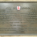 Victoria Embankment. City of London Boundary Dragon. Western Boundary. North Side. J.B. Bunning 1849..