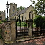 Church Of England, St. Nicholas's Church & Marmion Tower, West Tanfield, North Yorkshire, England.