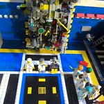 Classic Space: inauguration ceremony by scientists crew faction of Krrr&acute;s Abstract artwork / Mega super mechanical Gizmo apparatus that goes ping and flashes (AFOL LEGO MOC vignette sci-fi figure diorama LEGO minifigures hobby photography) billed foto