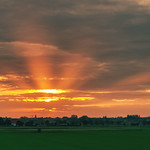 I didn't have high expectations tonight, but still managed to capture a beautiful sunset, Tielt (Belgium)