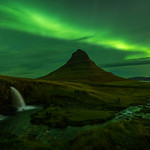 Northern Light Show over Kirkjufell