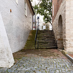 Stairs, Market Square, Fredericksburg, Virginia, United States