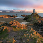 Sunset on Ynys Llanddwyn